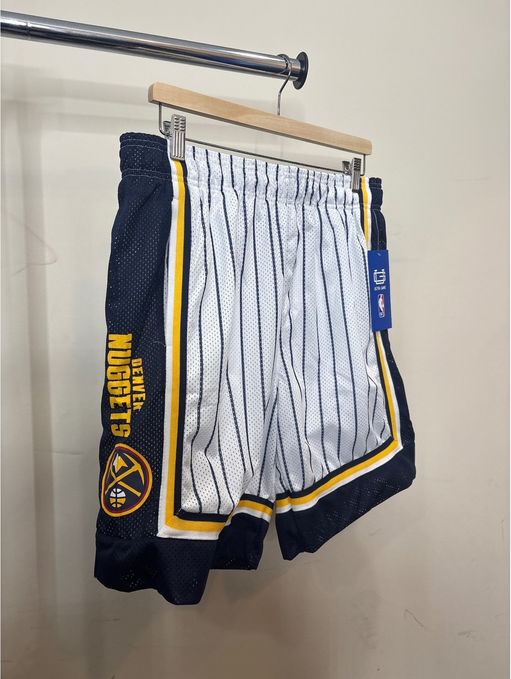 Denver Nuggets NBA Ultra Game Basketball Shorts Size L